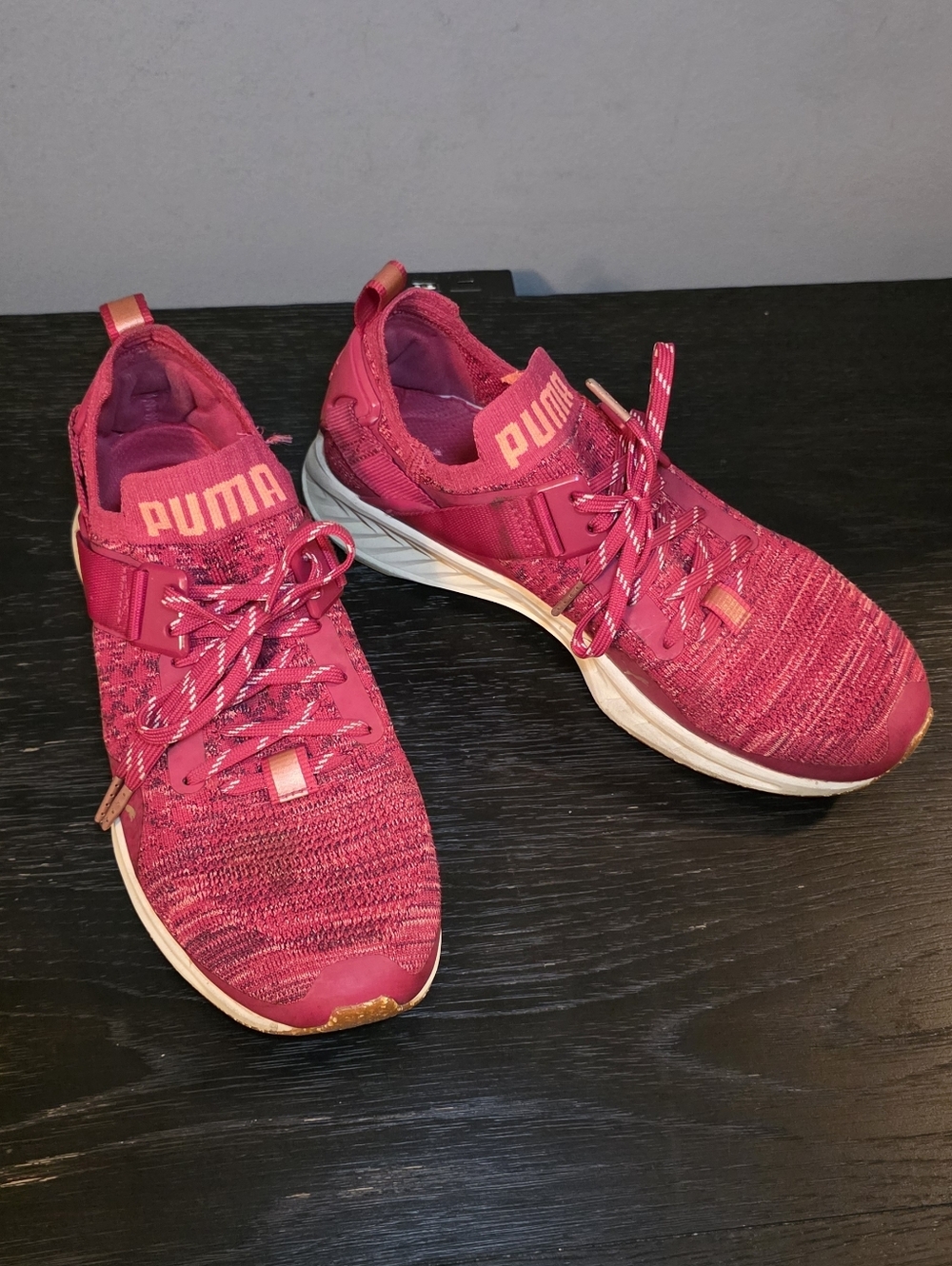 Puma Red Knit Sneakers | Lightweight | Size 8,5